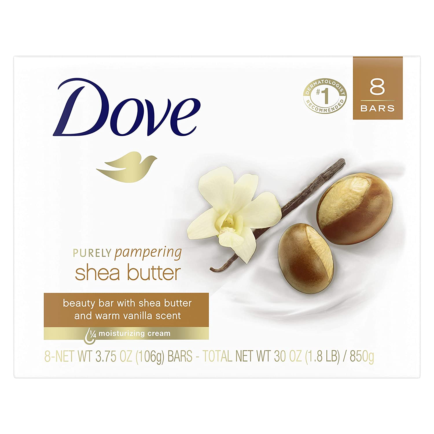 Dove Beauty Bar for Softer Skin Shea Butter